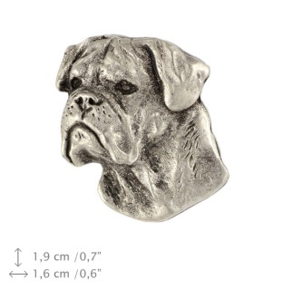 Bullmastiff pin posrebrzony Art-Dog